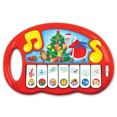 Музыкальные игрушки Азбукварик Музыкальная игрушка Азбукварик «Пианино. Новый Год»