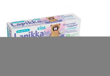 Зубные щетки и пасты Lapikka Молочный пудинг с 3 лет
