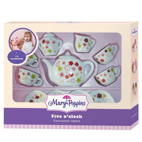 Посуда и наборы продуктов Mary Poppins 453015 13 предметов