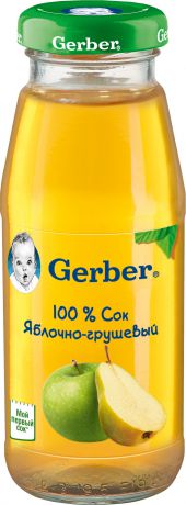 Напитки Gerber Сок Gerber яблочно-грушевый с 4 мес. 175 мл