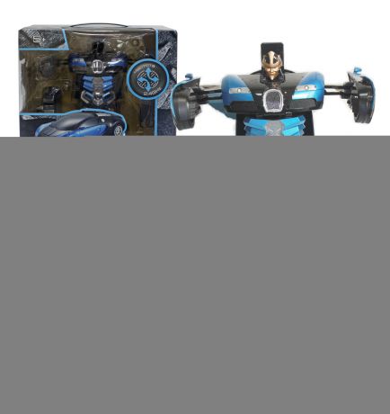 Роботы 1toy Спорткар 38 см синий