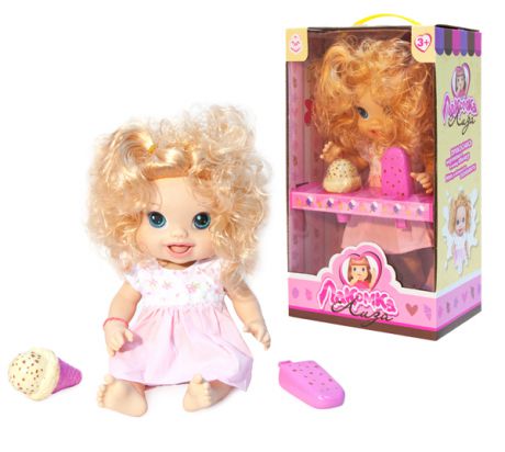Другие куклы 1toy Лакомка Лиза кудрявая блондинка