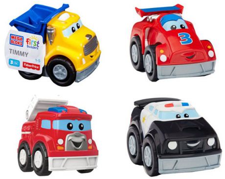 Машинки для малышей Mega Bloks Машинка Mega Bloks, в ассортименте