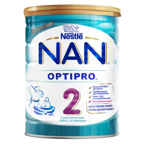 Сухие NAN Смесь NAN 2 Optipro молочная с 6 мес. 800 г
