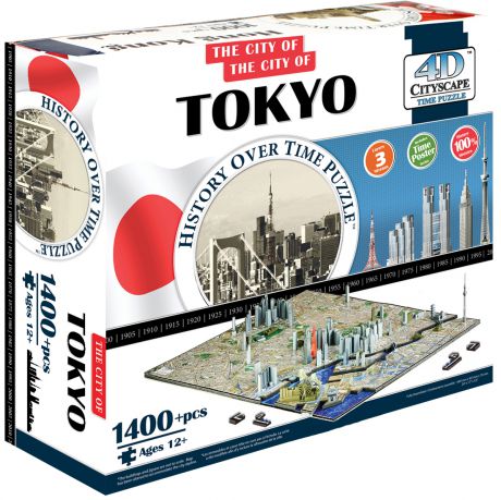Пазлы 4D Cityscape Токио 1400 дет. объемный