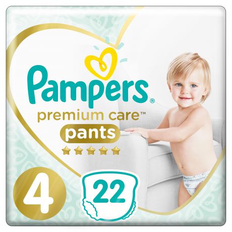 Подгузники-трусики Pampers Трусики-подгузники Pampers Premium Care 4 (9-14 кг) 22 шт.