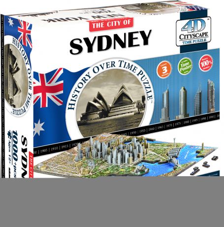 Пазлы 4D Cityscape Сидней 1000 дет. объемный