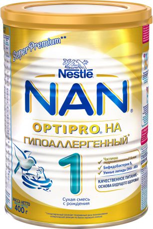 Сухие NAN Смесь NAN гипоаллергенный 1 Optipro HA молочная с рождения 400 г