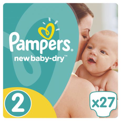 Подгузники Pampers Подгузники Pampers New Baby 2 (3-6 кг) 27 шт.