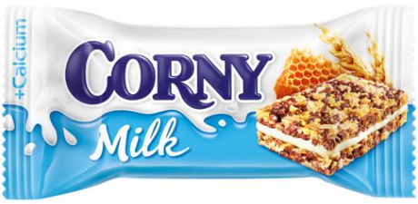 Десерты Corny Батончик Corny «Milk» злаковый с молочным наполнителем и медом содержащим кальций и волокна 30 г