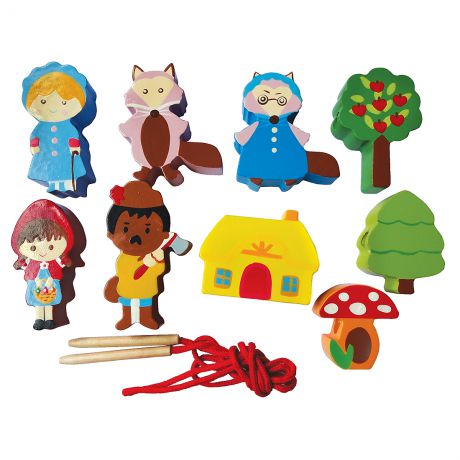 Деревянные игрушки Mapacha Красная шапочка