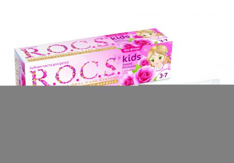 Зубные щетки и пасты R.O.C.S. Kids Sweet Princess 3-7 лет