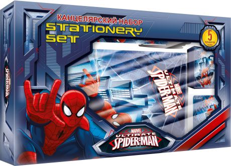 Пеналы и наборы Spider-man Набор канцелярский Spider-Man в подарочной коробке