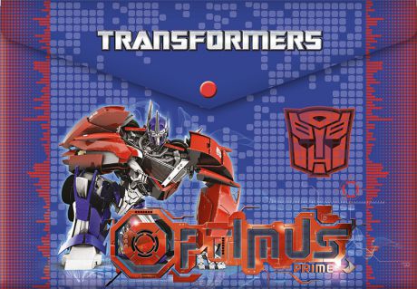 Канцелярия Transformers Папка-конверт Transformers «Prime» пластиковая