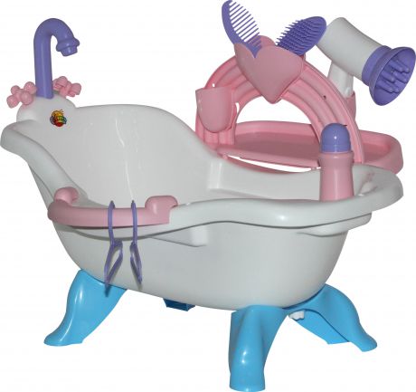Игрушки для ванны Полесье Набор для купания кукол №3 с аксессуарами (в пакете)