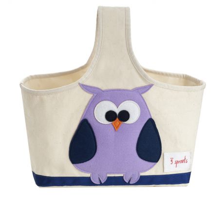 Ящики и корзины для игрушек 3 Sprouts Purple Owl