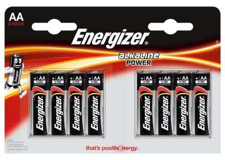 Элементы питания Energizer Батарейка Energizer AA 8 шт.