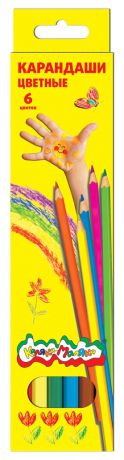 Ручки и карандаши Каляка-Маляка Карандаши цветные Каляка-Маляка 6 цветов