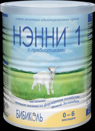 Сухие Бибиколь Молочная смесь Бибиколь Нэнни-1 с рождения 400 г