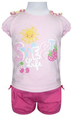 Комплекты Allini kids Комплект для девочки: футболка + шорты Allini kids