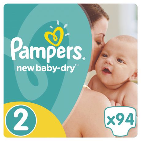 Подгузники Pampers Подгузники Pampers New Baby 2 (3-6 кг) 94 шт.