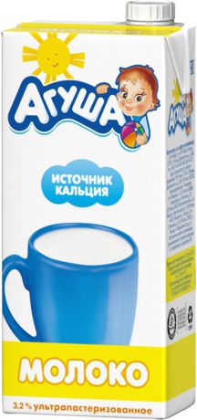 Молочная продукция Агуша Агуша 3,2% с 3 лет 925 мл