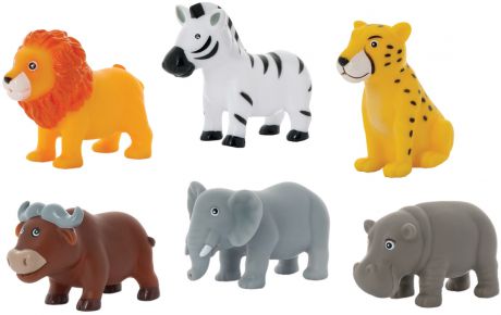 Игрушки для ванны Курносики Набор игрушек-брызгалок для ванны Курносики «Животные Африки» 6 шт.