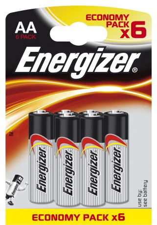 Элементы питания Energizer Батарейка Energizer AA LR6 6 шт.