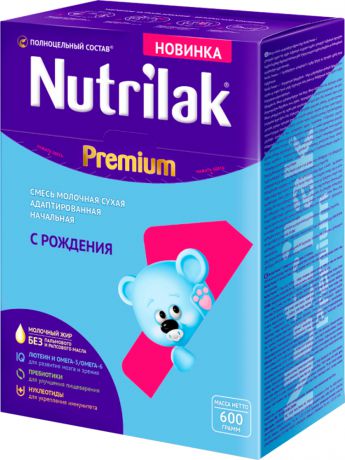 Сухие Nutrilak Nutrilak (InfaPrim) Premium 1 (с 0 до 6 месяцев) 600 г