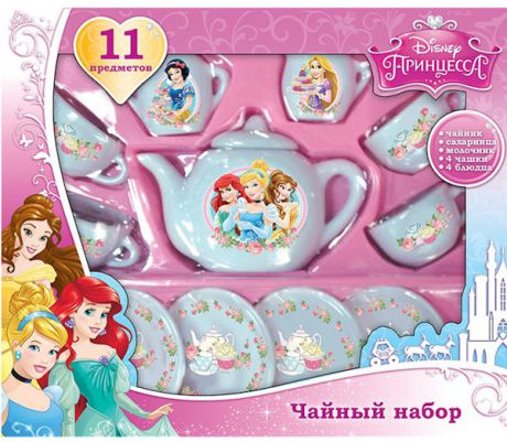Посуда и наборы продуктов Играем вместе Игровой набор посуды "Принцессы"
