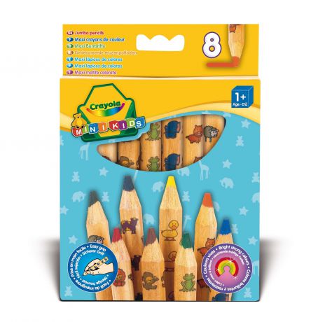 Ручки и карандаши Crayola Толстые для малышей 8 шт.