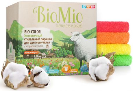 Бытовая химия BIO MIO Bio-Color для цветного белья концентрат 1,5 кг