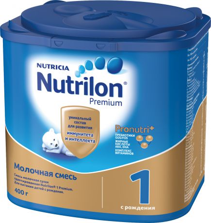 Сухие Nutrilon Молочная смесь Nutrilon-1 Premium с рождения 400 г