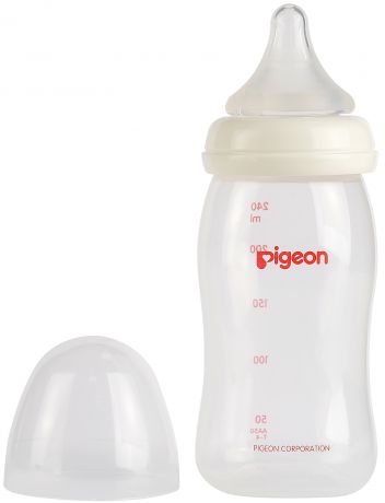 Бутылочки Pigeon Бутылочка Pigeon «Peristaltic Plus» с силиконовой соской с рождения 240 мл