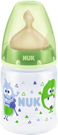 Бутылочки NUK First Choice Plus с латексной соской 0+, 150 мл.