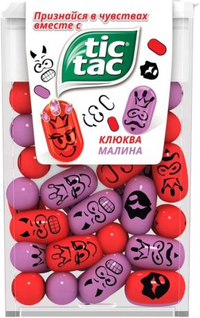 Десерты Tic Tac Tic Tac «Клюква и малина» 16 г