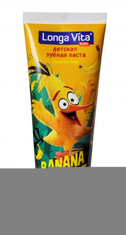 Зубные щетки и пасты LONGA VITA Angry Birds. Banana Split