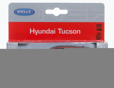 Машинки и мотоциклы Welly Hyundai Tucson 1:34-39 43718