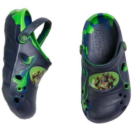 Сланцы (пляжная обувь) TMNT Сандалии для пляжа и бассейна для мальчика TMNT синий
