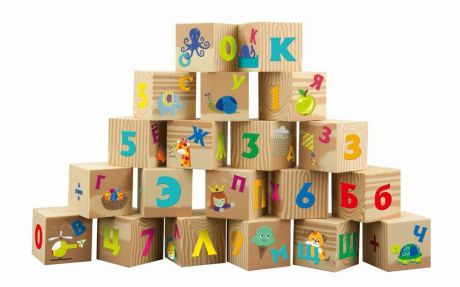 Кубики Little Hero Буквы и цифры