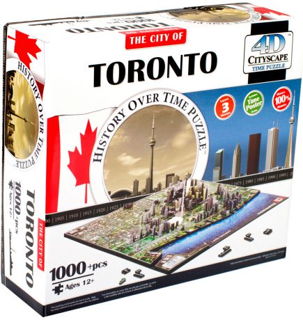 Пазлы 4D Cityscape Торонто 1000 дет. объемный