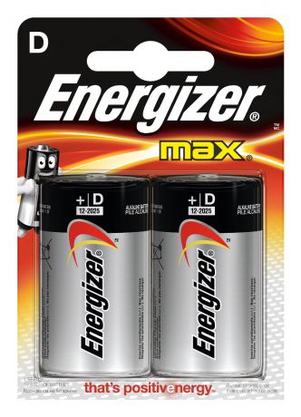 Элементы питания Energizer Max E95 D 2 шт.