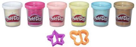 Пластилин Play-Doh 6 баночек с конфетти