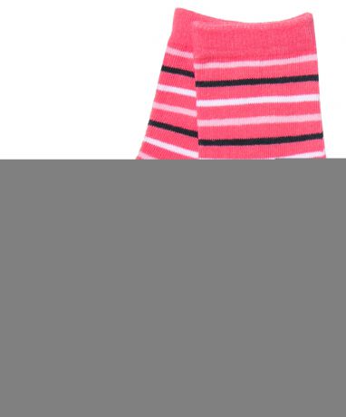 Носки Barkito Носки для девочки Barkito, комплект 3 пары, белые с рисунком, розовые, розовые с рисунком в полоску