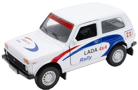 Машинки и мотоциклы Welly Модель машины Welly «Lada 4x4 Rally» 1:34-39