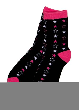 Носки Barkito черный с рисунком «звезды»