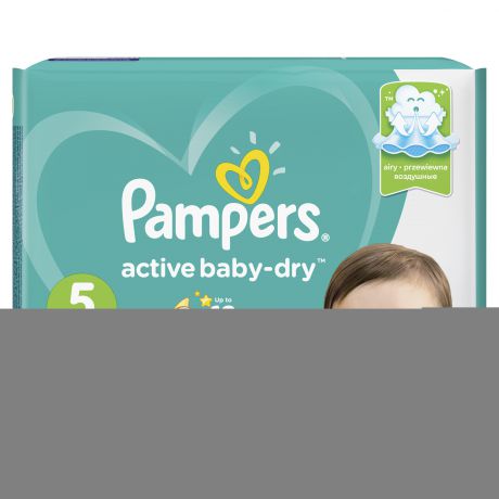 Подгузники Pampers Pampers Active Baby-Dry 5 (11-16 кг) 38 шт