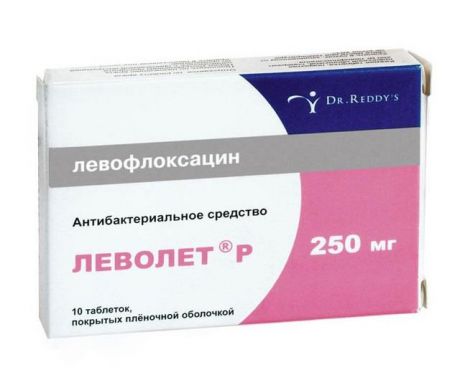 леволет р 250 мг 10 табл