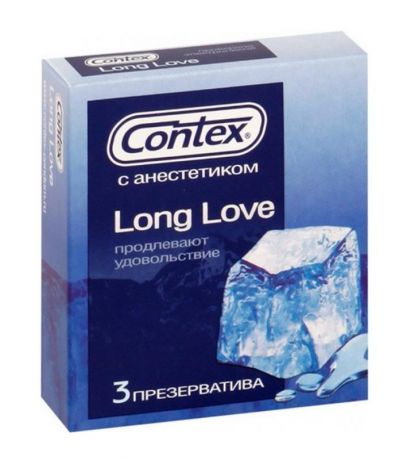 презервативы контекс лонг лав с анестетиком n3