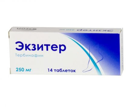 экзитер 250 мг 14 табл